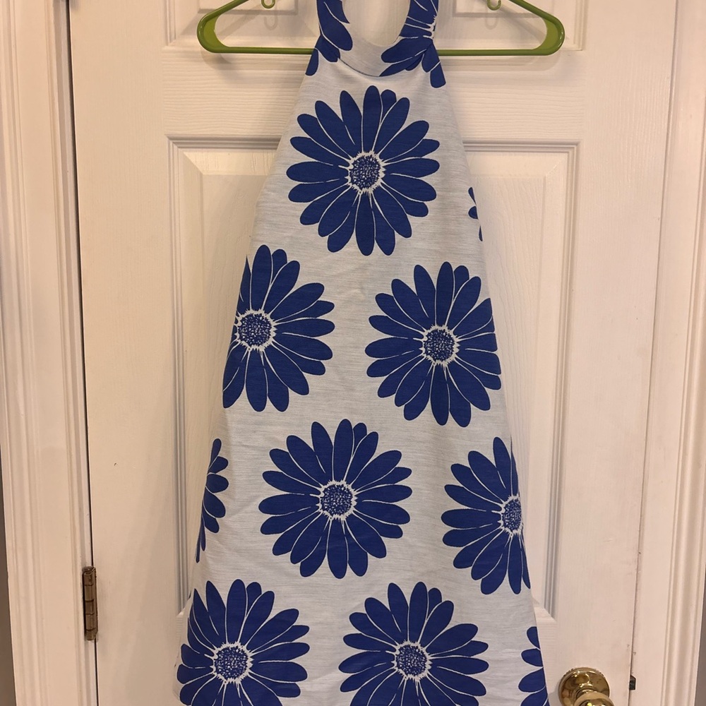 Hutch Blue and White Floral cocktail Dress